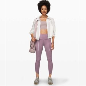 OG Lululemon athletica Align Petal Frosted Mulberry Size 4 NWT 2019 OG ALIGNS